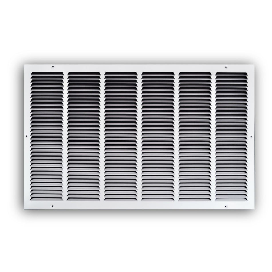 TRUaire 17030X18, 30x18 Return Air Grille, White Steel Wall & Ceiling Vent Cover, 170 Series