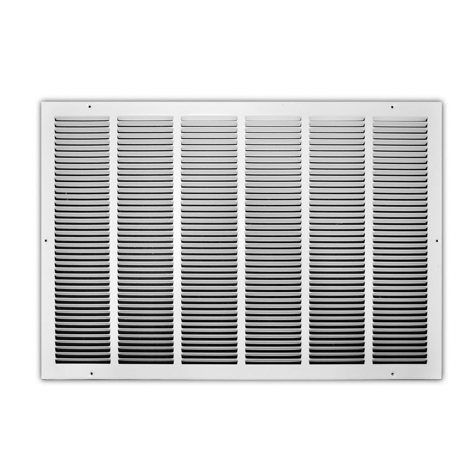 TRUaire 17030X20, 30x20 Return Air Grille, White Steel Wall & Ceiling Vent Cover, 170 Series