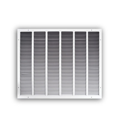 TRUaire 17030X24, 30x24 Return Air Grille, White Steel Wall & Ceiling Vent Cover, 170 Series