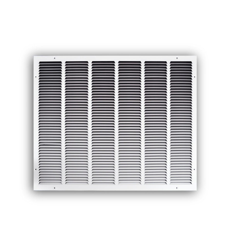 TRUaire 17030X24, 30x24 Return Air Grille, White Steel Wall & Ceiling Vent Cover, 170 Series