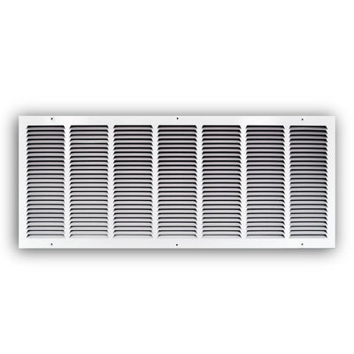 TRUaire 17036X14, 36x14 Return Air Grille, White Steel Wall & Ceiling Vent Cover, 170 Series