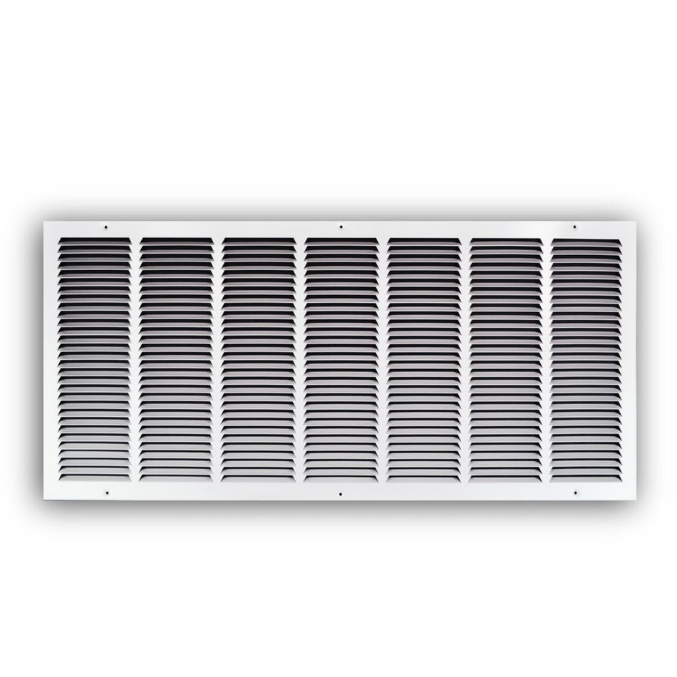 TRUaire 17036X16, 36x16 Return Air Grille, White Steel Wall & Ceiling Vent Cover, 170 Series