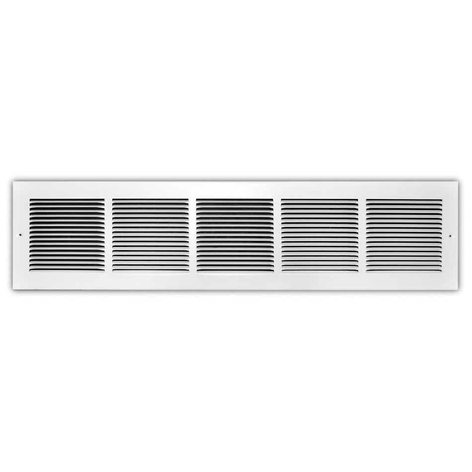 TRUaire 17330X06, 36x6 Return Air Grille, White Steel Wall & Ceiling Vent Cover, 173 Series