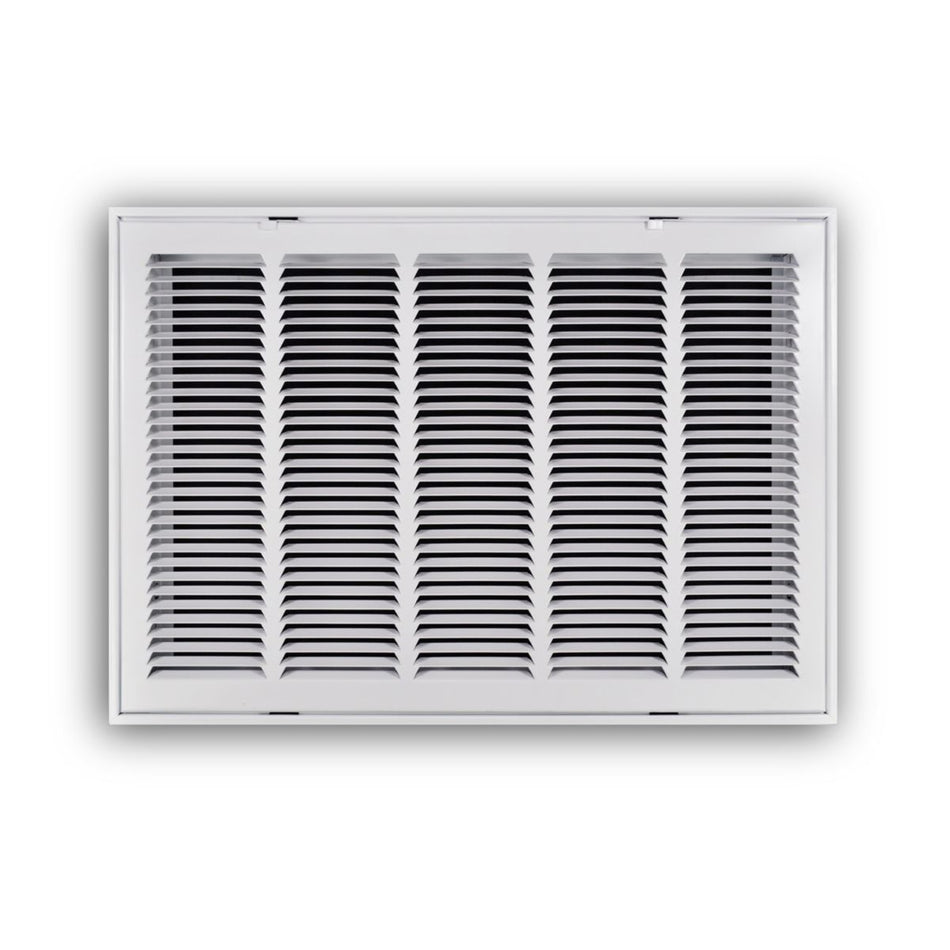 TRUaire 19024X16, 24x16 Return Air Filter Grille, Hinged Face, White Steel Filter Back Vent Cover, Fits 24x16x1 Filter, 190 Series