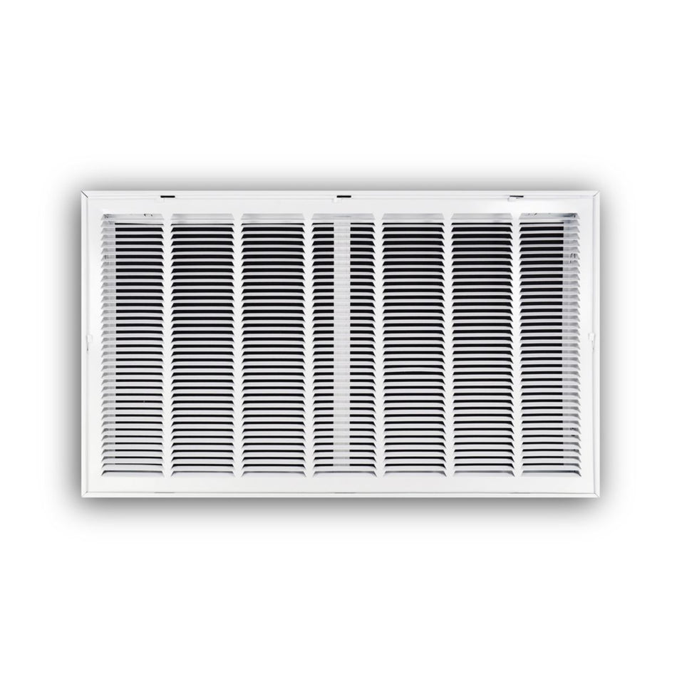 TRUaire 19036X20, 36x20 Return Air Filter Grille, Hinged Face, White Steel Filter Back Vent Cover, Fits 36x20x1 Filter, 190 Series