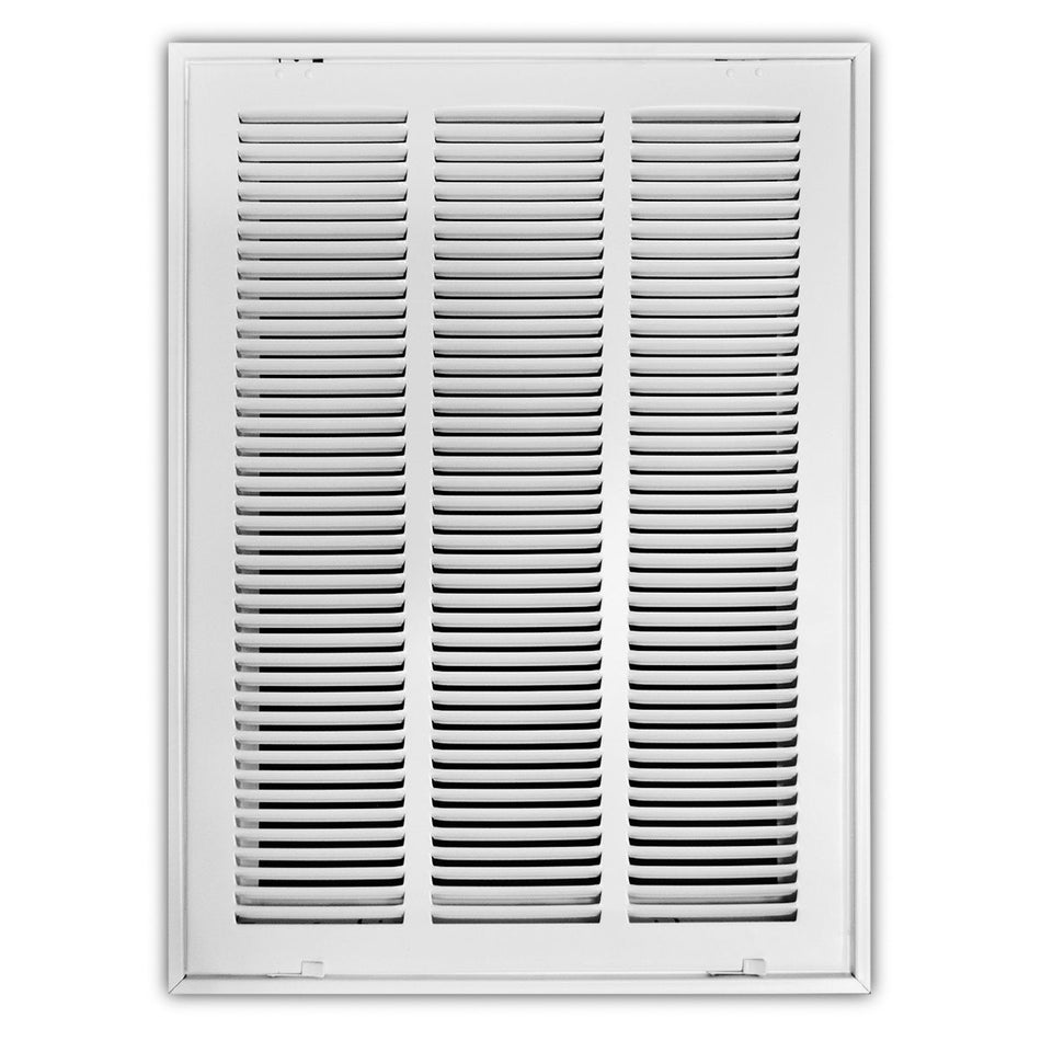 TRUaire 190RF14X20, 14x20 Return Air Filter Grille, Removable Face, White Steel Filter Back Vent Cover, Fits 14x20x1 Filter, 190RF Series
