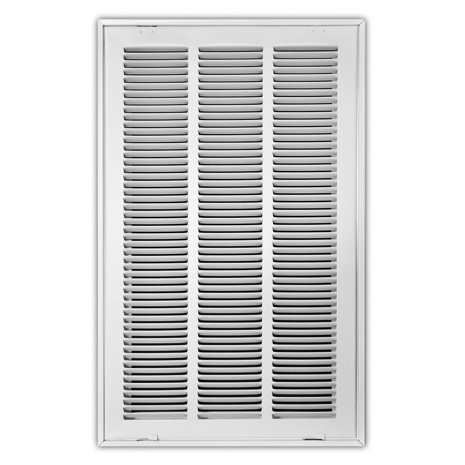 TRUaire 190RF14X24, 14x24 Return Air Filter Grille, Removable Face, White Steel Filter Back Vent Cover, Fits 14x24x1 Filter, 190RF Series