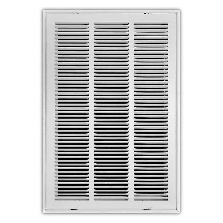 TRUaire 190RF16X36, 16x36 Return Air Filter Grille, Removable Face, White Steel Filter Back Vent Cover, Fits 16x36x1 Filter, 190RF Series
