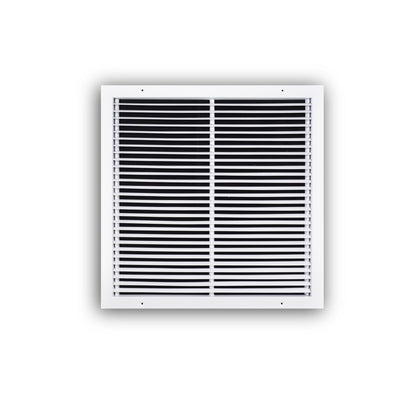 TRUaire 27020X20, 20x20 Return Air Grille, Fixed Bar, White Steel Wall & Ceiling Vent Cover, 270 Series