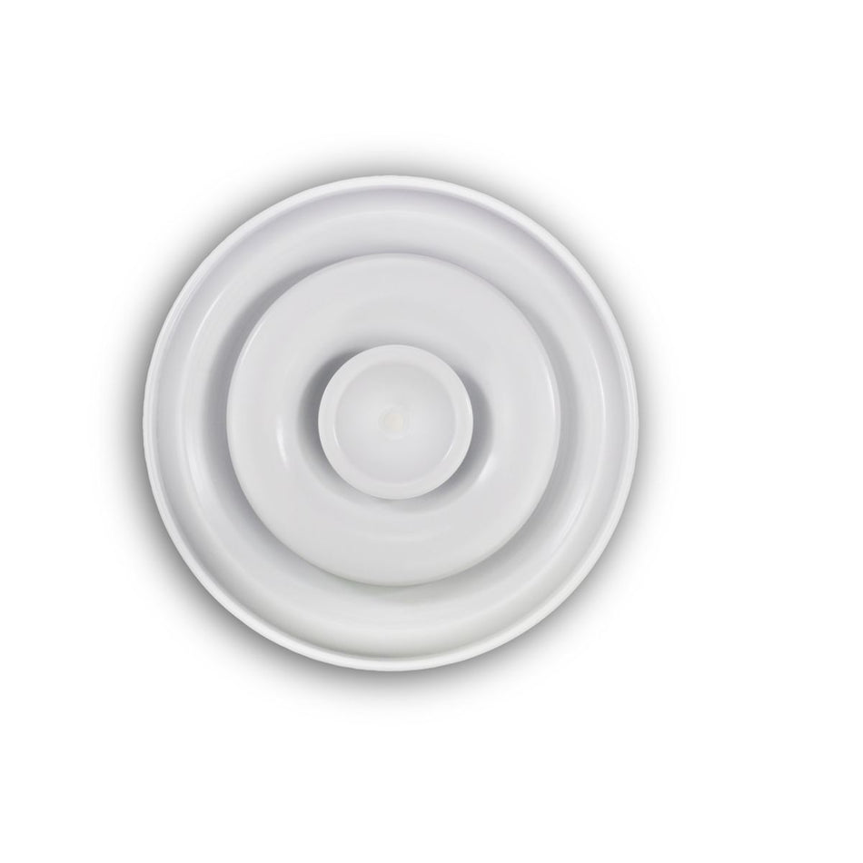 TRUaire 880X10, 10 Ceiling Diffuser, White Steel Ceiling Air Vent, 880 Series