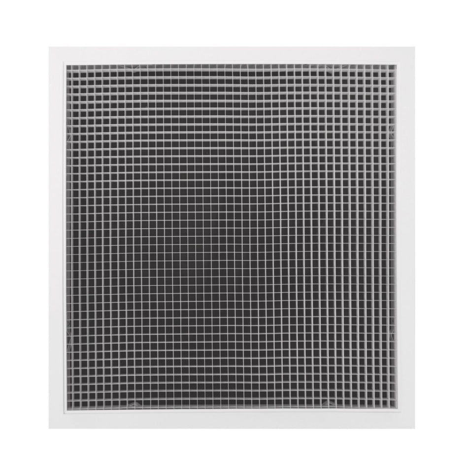 TRUaire A1970RGSQ22, 24x24 T-Bar Lay-In Ceiling Diffuser, Aluminum Aluminum Ceiling Air Vent, A1970RG Series