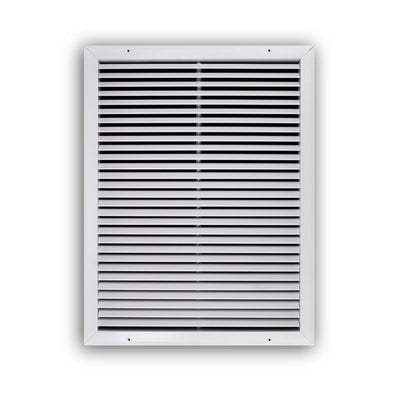 TRUaire A27018X24, 18x24 Return Air Grille, Fixed Bar, White Aluminum Wall & Ceiling Vent Cover, A270 Series