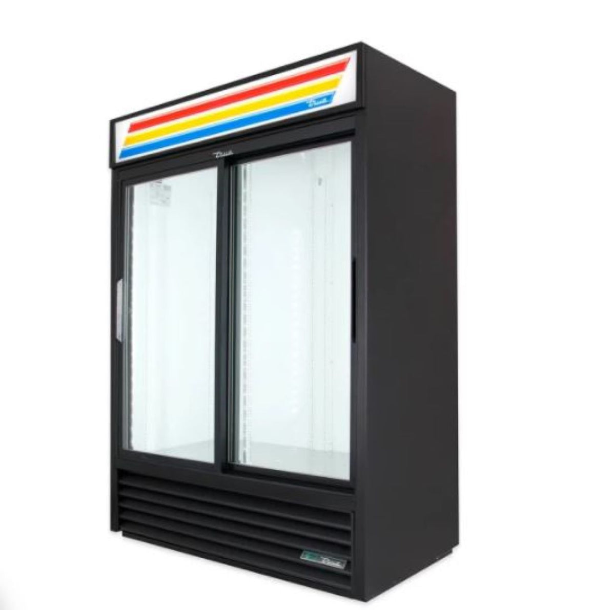 true - GDM-47-HC-LD BLK - Glass Door Refrigerated Black Merchandiser, Slide Door with Hydrocarbon Refrigerant