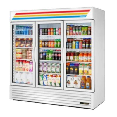 true - GDM-72-HC~TSL01 WHT - Glass Door Refrigerated Merchandiser, Swing Door with Hydrocarbon Refrigerant