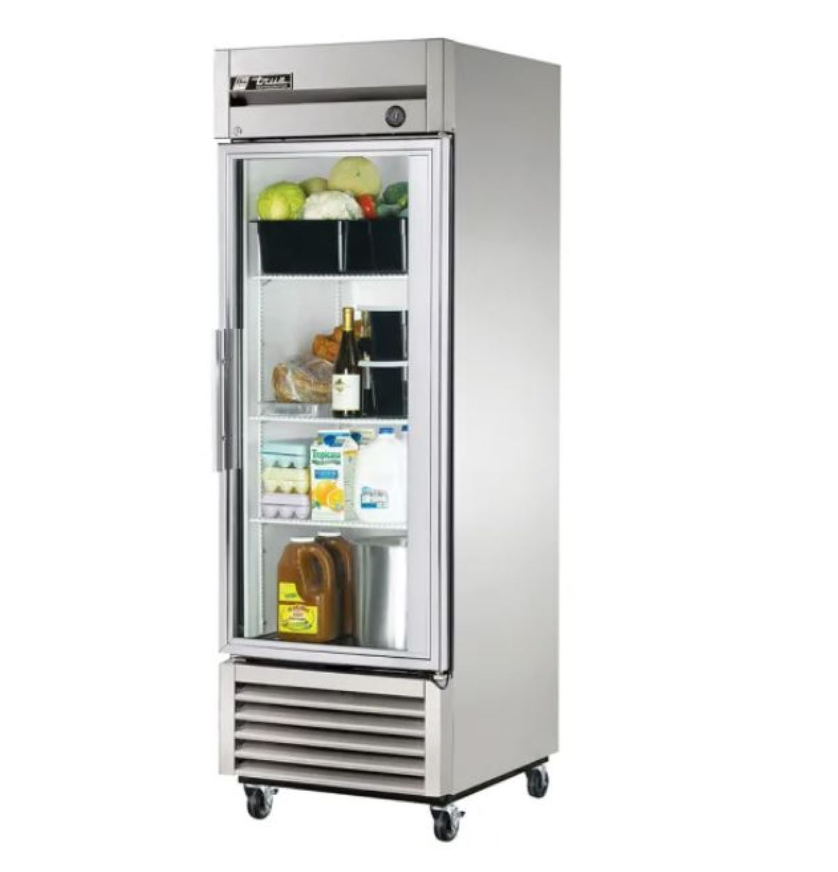true - T-23G-HC~FGD01 - T-Series: Reach-In Glass Swing Door Refrigerator with Hydrocarbon Refrigerant