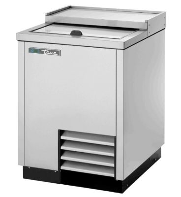 true - T-24-GC-S-HC - 1 Section Glass Chiller w/ 90 Mug Capacity, Stainless, 115/1/60