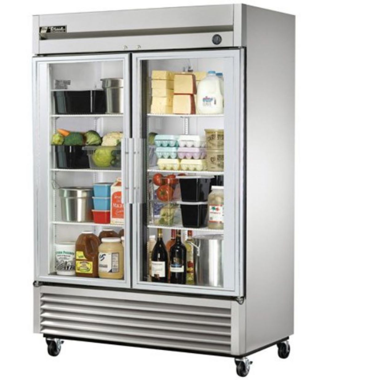true - T-49G-HC~FGD01 - T-Series: Reach-In Glass Swing Door Refrigerator with Hydrocarbon Refrigerant