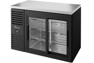true - TBR48-RISZ1-L-B-11-1 - True Bar Ref: Reach-in Single Zone Ref 76 6-pks
