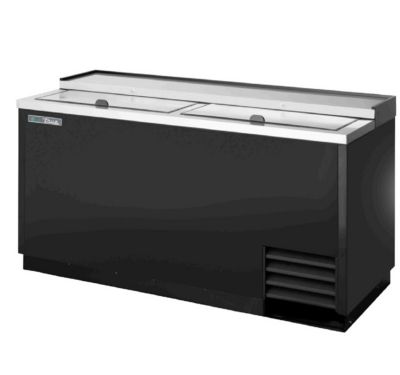 true - TD-65-24-HC - 65" Forced Air Bottle Cooler - Holds (528) 12 oz Bottles, Lid Locks, 115/1/60