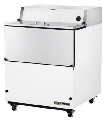 true - TMC-34-HC - Milk Coolers: White Vinyl and SS Exterior/White Aluminum Interior w/ Hydrocarbon Refrigerant, 115/1/60