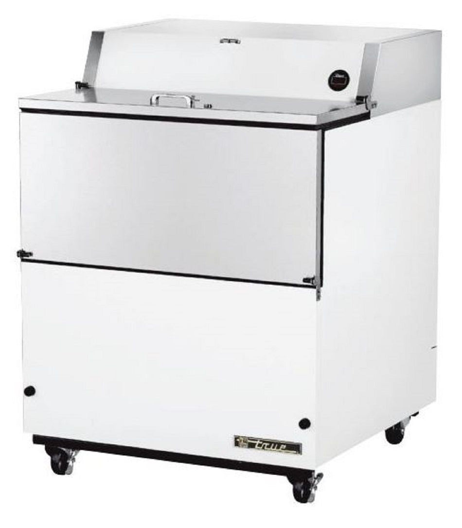 true - TMC-34-HC - Milk Coolers: White Vinyl and SS Exterior/White Aluminum Interior w/ Hydrocarbon Refrigerant, 115/1/60