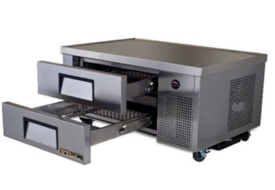 true - TRCB-48 - 48" 2 Drawer Chef Base Refrigerator, Stainless Steel, 115/1/60