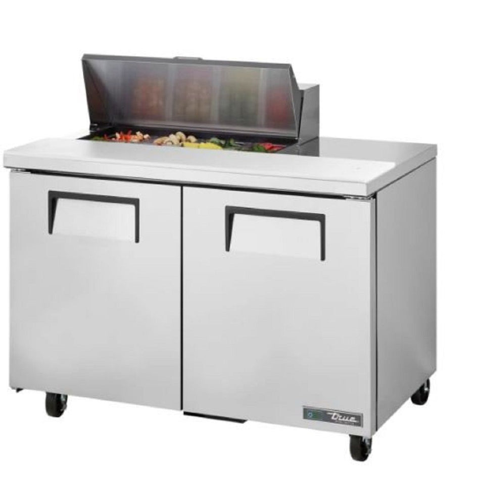 true - TSSU-48-08-HC - Food Prep Table: Solid Door Sandwich/Salad Unit with Hydrocarbon Refrigerant