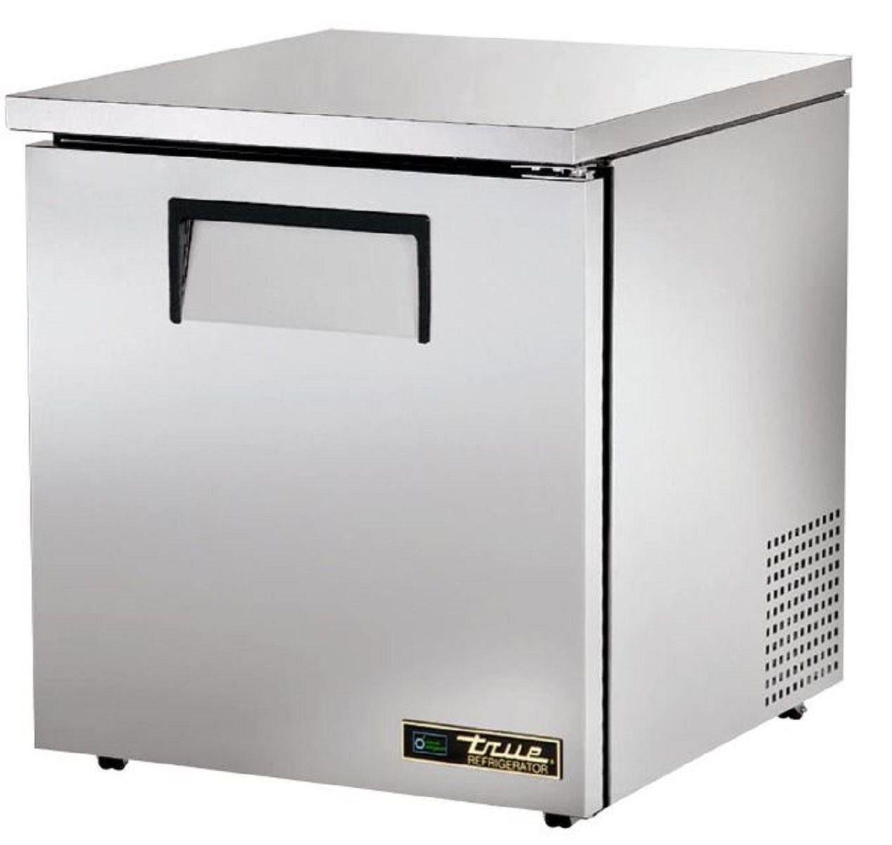 true - TUC-27-LP-HC - Low Profile Solid Door Refrigerator with Hydrocarbon Refrigerant, Stainless, Right Hand, 115/1/60