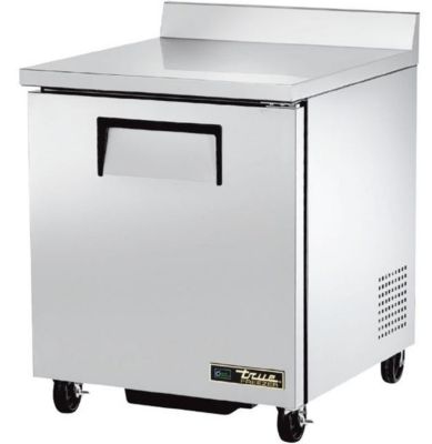 true - TWT-27F-HC - Worktop: Solid Door Freezer with Hydrocarbon Refrigerant, Stainless, Right Hand, 115/1/60