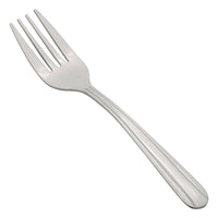 12 pack Winco 0014-06 Dominion Salad Fork, 18/0 Heavyweight
