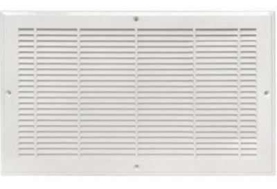 Tuttle & Bailey T70DFB2020SFTQT1WH, 20x20 Return Air Filter Grille, White Steel Filter Back Vent Cover, Fits 20x20x1 Filter