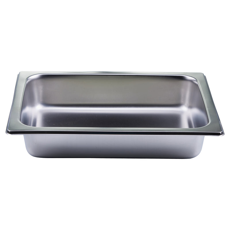 Winco 508-FP 4 Quart Stainless Steel Chafer Food Pan with Square Shape