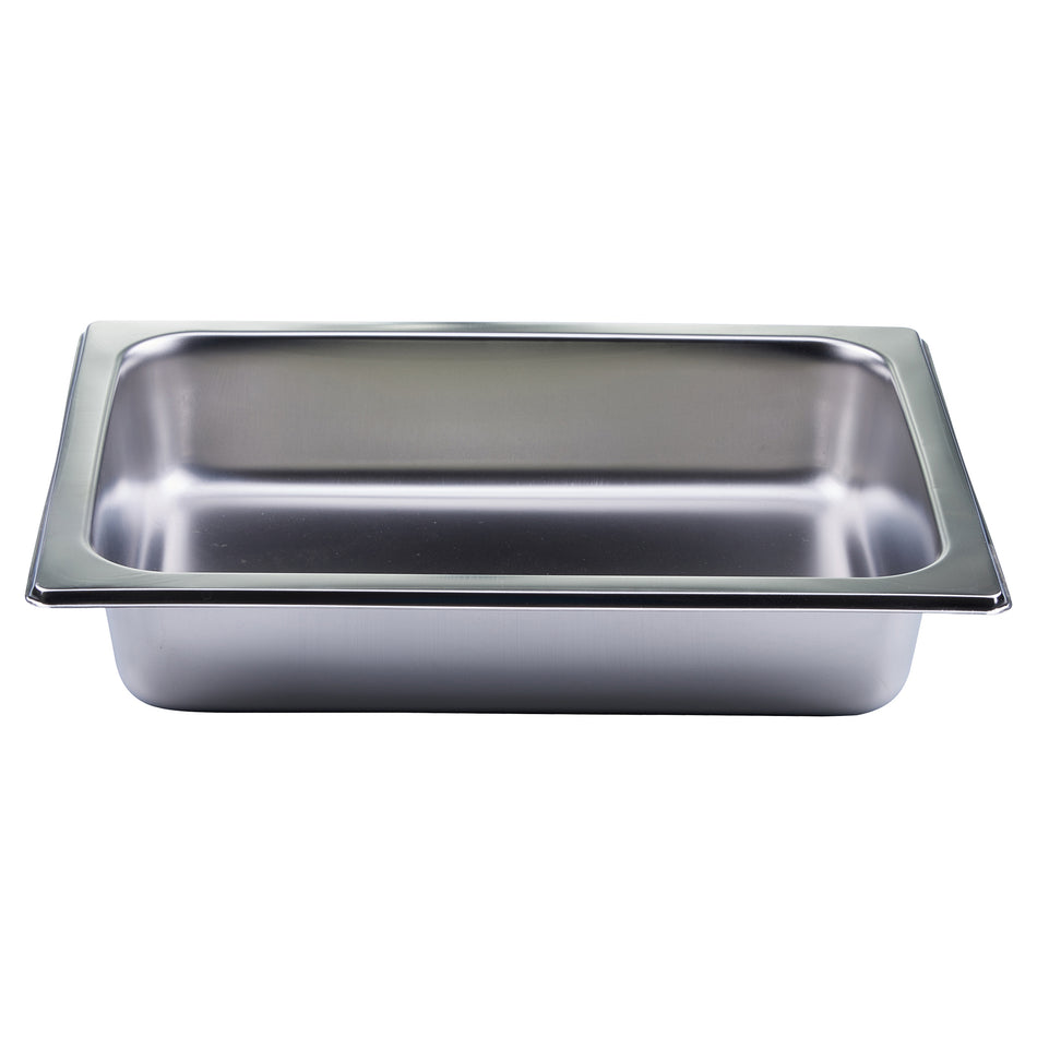Winco 508-FP 4 Quart Stainless Steel Chafer Food Pan with Square Shape