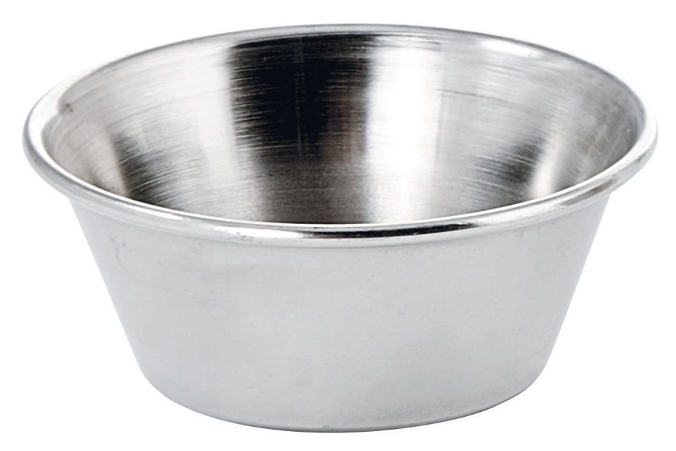 Winco SCP-15 1-1/2 Oz Round Sauce Cup Stainless Steel