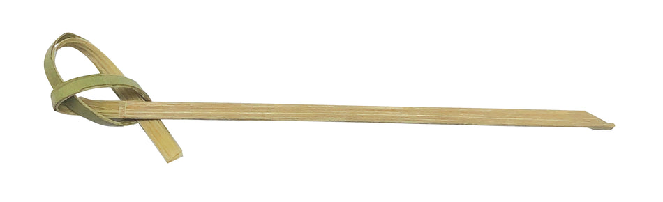 Winco PK-KT3 3 Inch Bamboo Picks Knotted Top 100 Pack