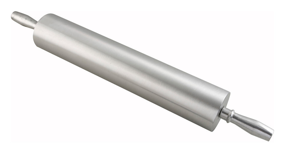 Winco ARP-18 3-1/2 Inch Diameter Aluminum Rolling Pin To Prepare Dough