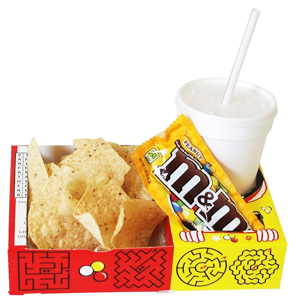 Winco 47001 10 Inch Combo Serving Trays 250 Packs Popcorn Supplies