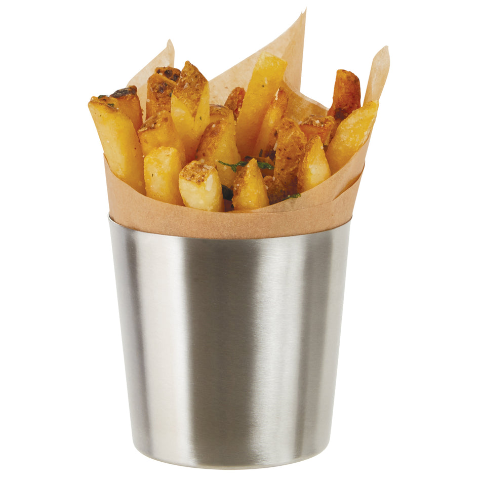 Winco SFC-35 3-1/4 Inch Diameter Solid Fry Cup Stainless Steel