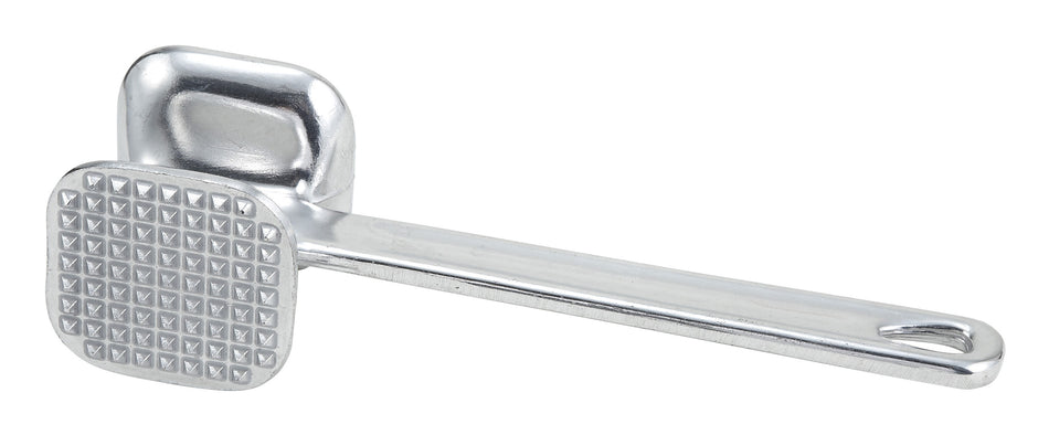 Winco AMT-2 10-1/2 Inch Aluminum Meat Tenderizer 2-Sided with Square Head
