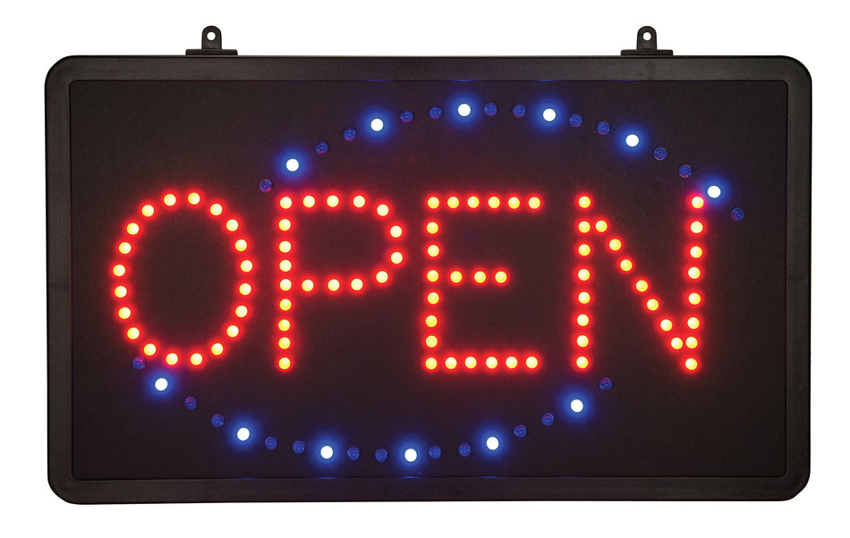Winco LED-6 22 Inch LED Sign Open Dust Proof Cover and Hanging Chain