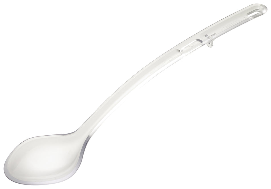 Winco CVSS-15C 15 Inch Serving Spoon Solid Polycarbonate Clear