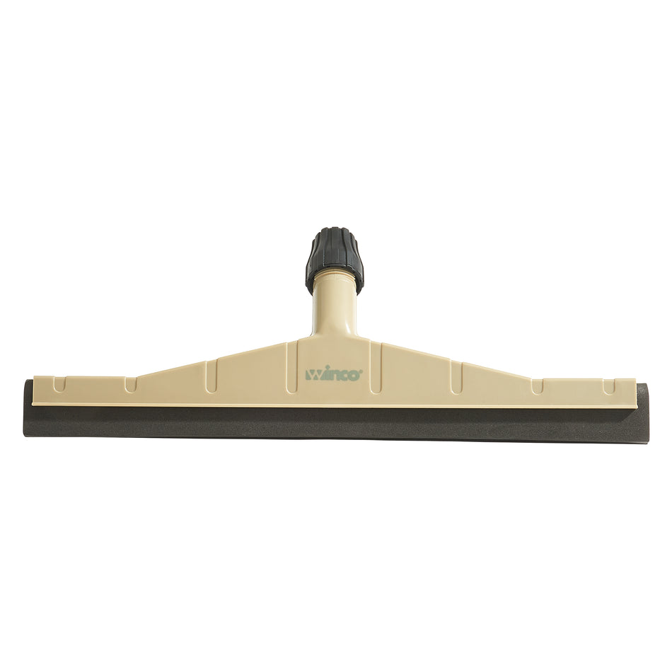 Winco FSS-18DF 18 Inch Foam EVA Blade Floor Squeegee Head Plastic Frame