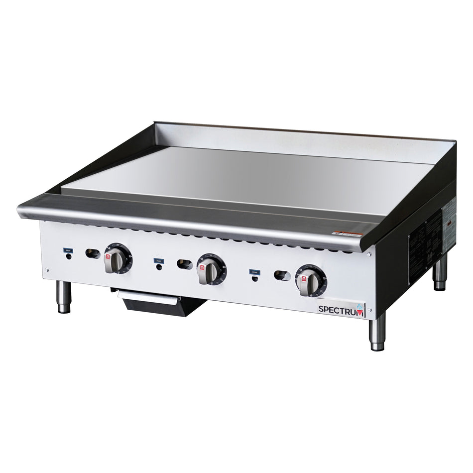 Winco NGGD-36T Spectrum™ Griddle Natural Gas Countertop