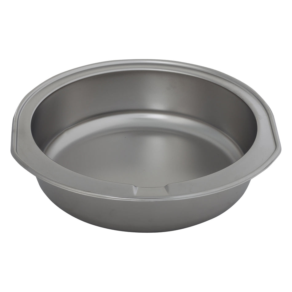 Winco 103-WP Quarts Water Pan Gas Chafing Dish Pan Stainless Steel with Descriptors