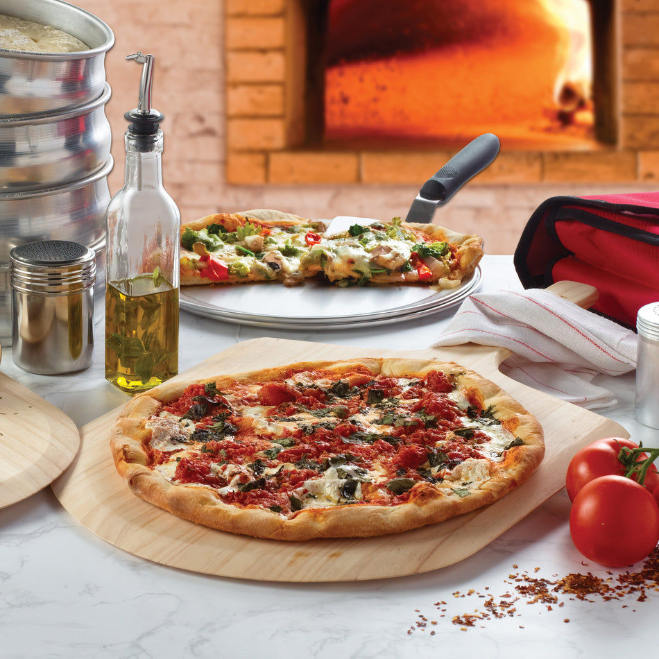 Winco WPP-2042 20 Inch Blade Wooden Pizza Peel with 42 Inch Handle