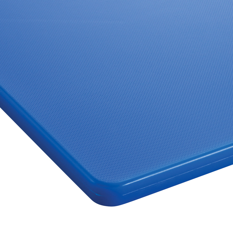 Winco CBBU-1824 24 Inch Cutting Board BPA Free Polyethylene Blue