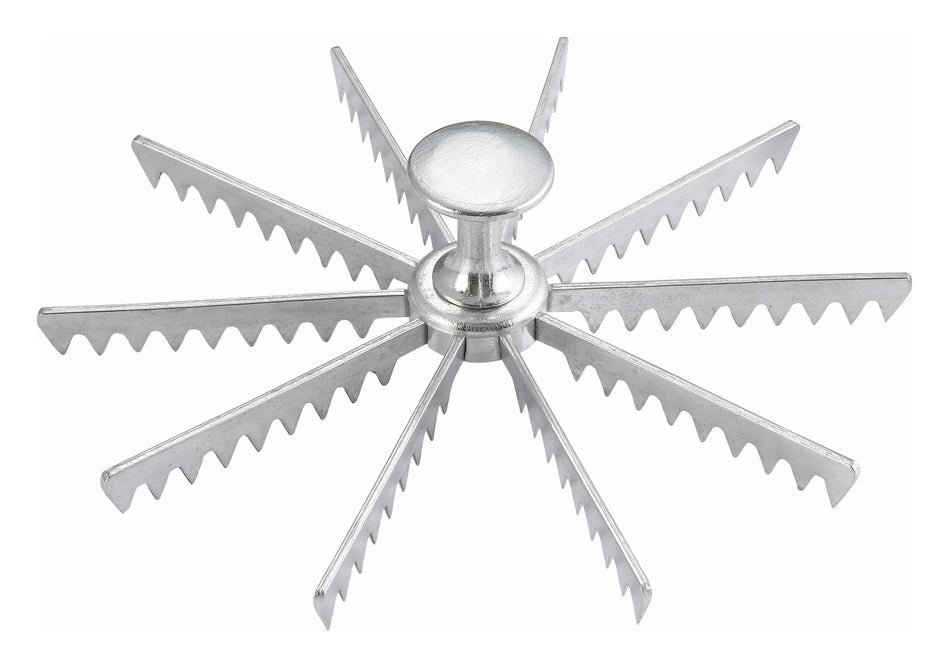 Winco APM-10 Aluminum Pie and Cake Marker 10 Cut with Ergonomic Design