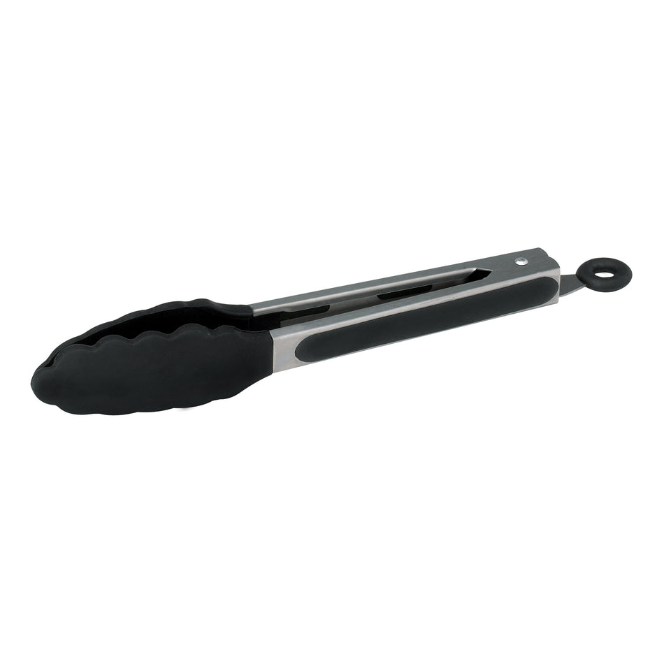 Winco UTS-9K 9 Inch Utility Tongs Locking Clip with Silicone Tips Stainless Steel