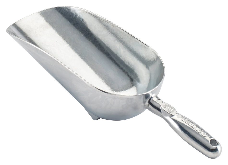 Winco AS-12 12 Oz Aluminum Utility Scoop Hand Wash Only