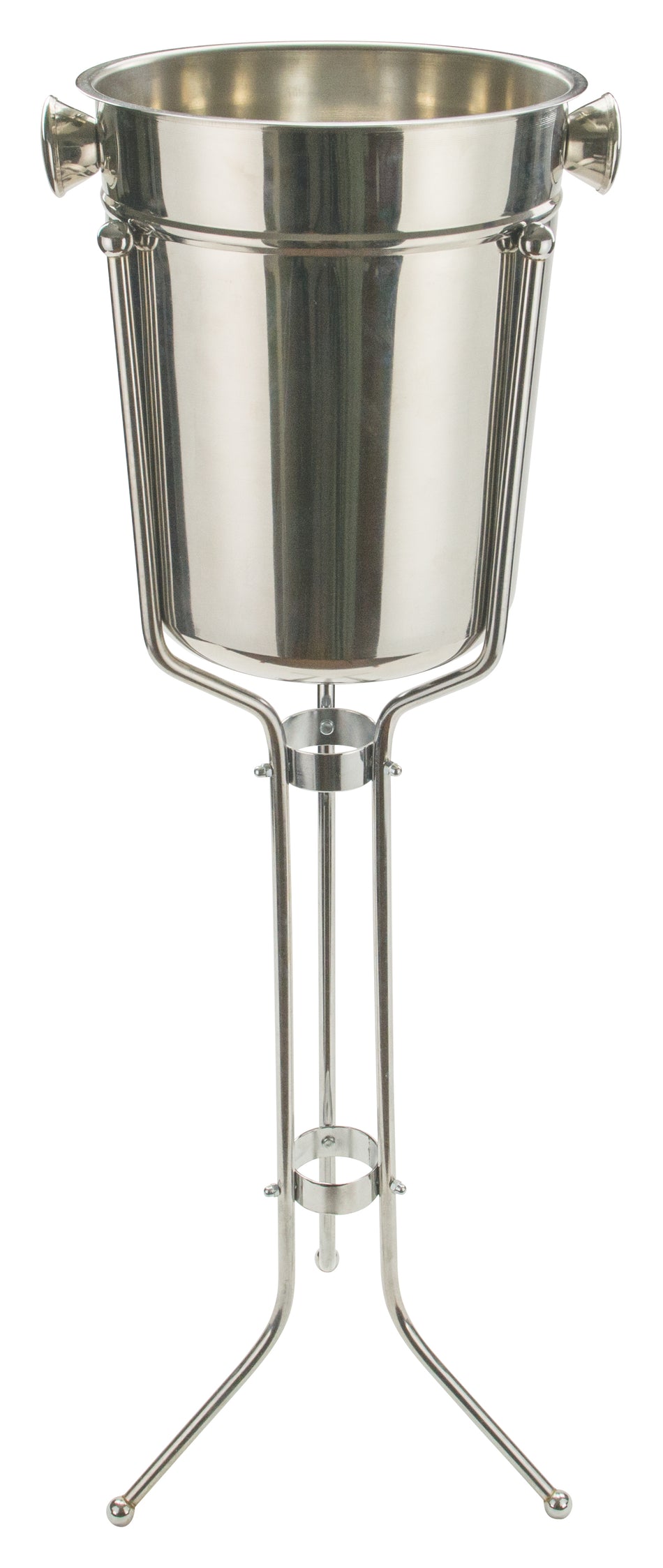Winco WB-8S Stainless Steel Wine Bucket Stand with Mirror Finish